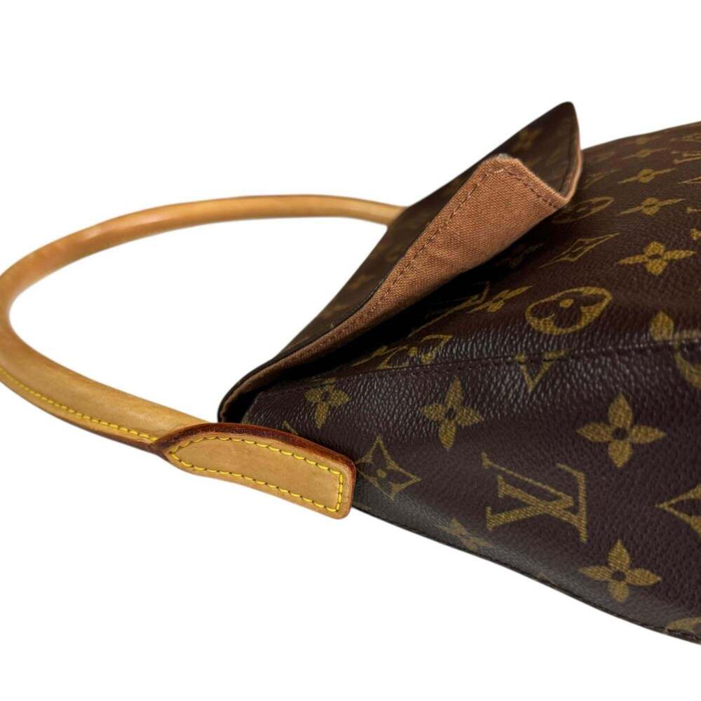 LOUIS VUITTON Authentic Brown Monogram Canvas Mini Looping Bag - Picture 8 of 11